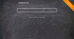 Desktop Screenshot of farbkleckser.de